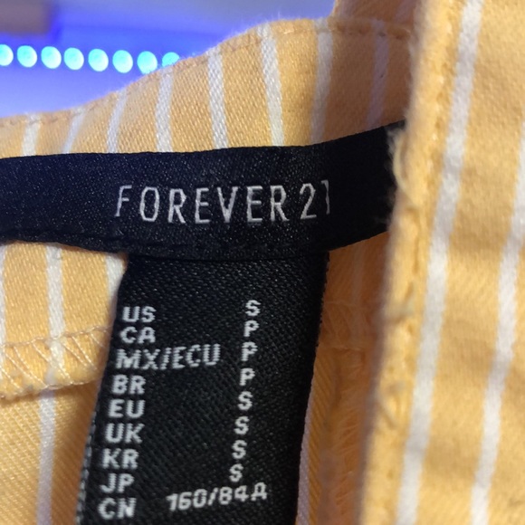 Forever21 size small yellow summer dress - Picture 3 of 3